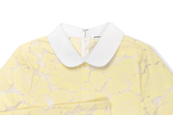 Garden Glade Guipure Lace Top