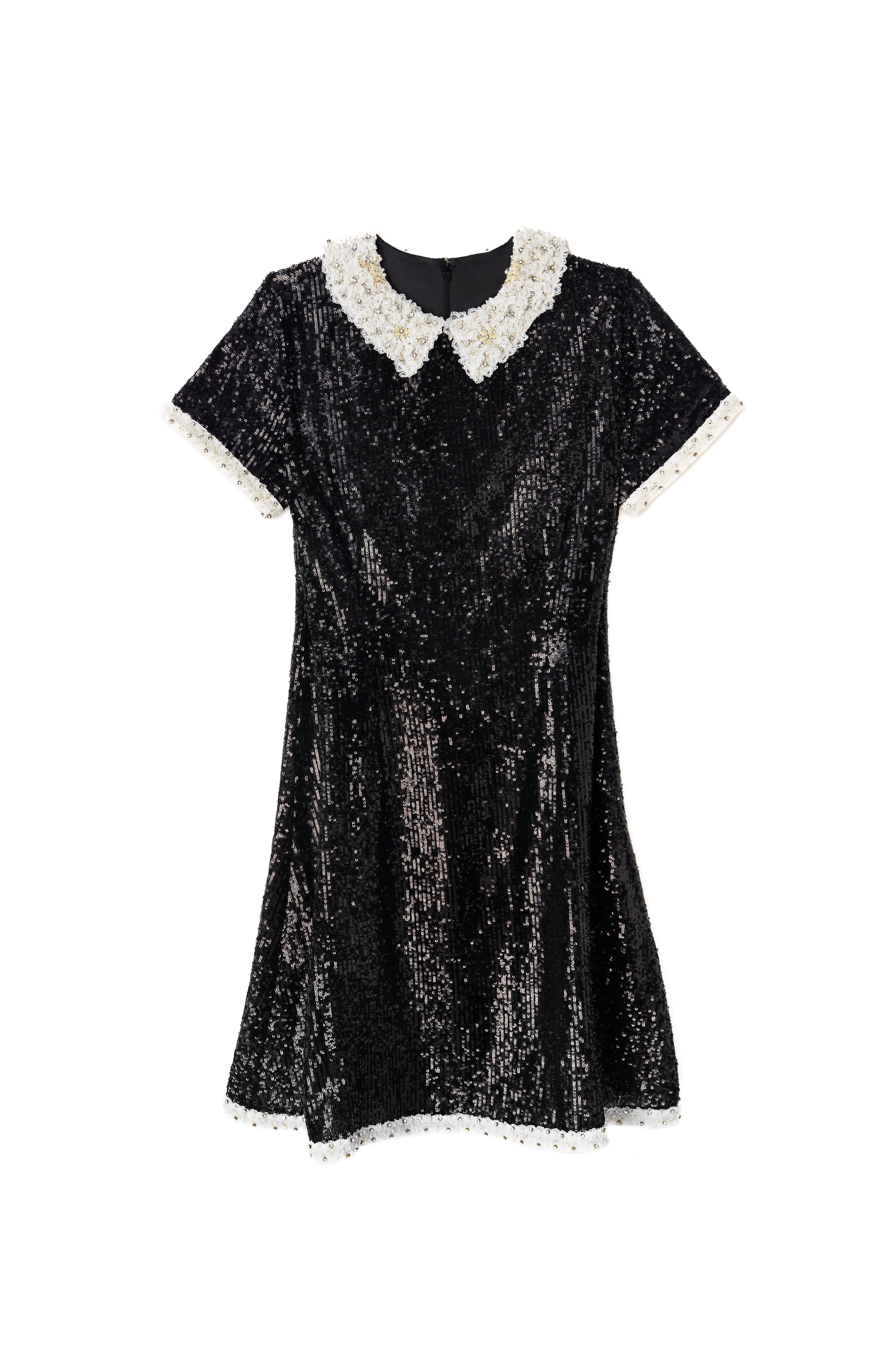 Black Sequins Dress