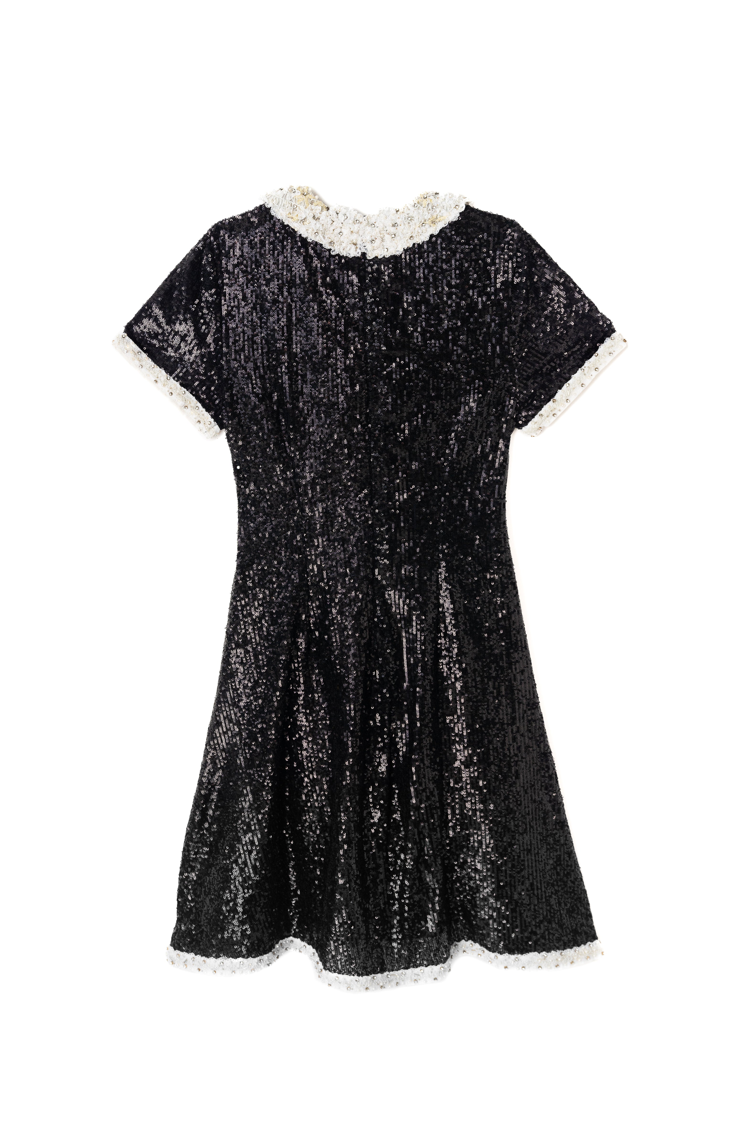 Black Sequins Dress