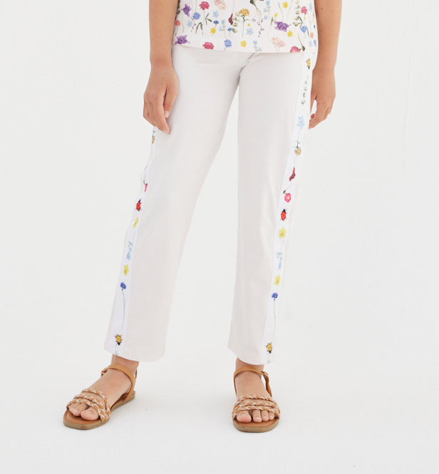 Floral Tapered Pants
