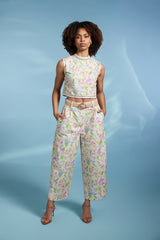 Floral Printed Cotton Pant