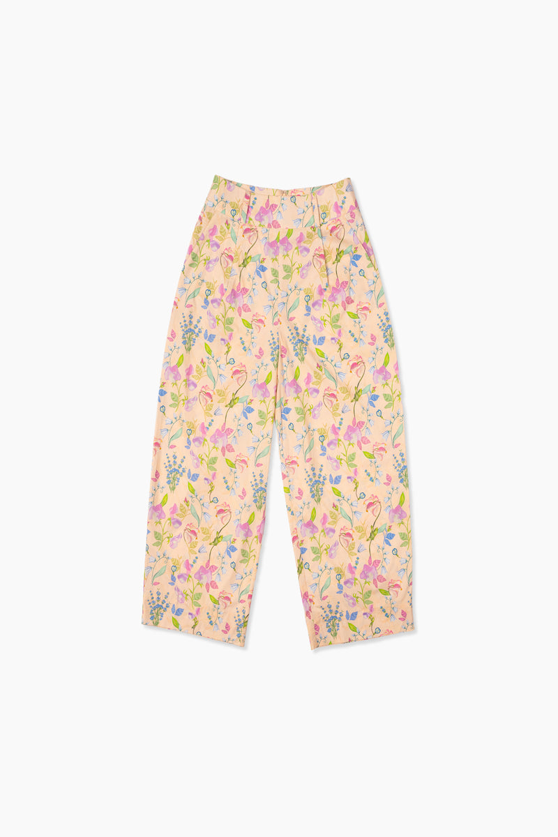 Floral Printed Cotton Pant