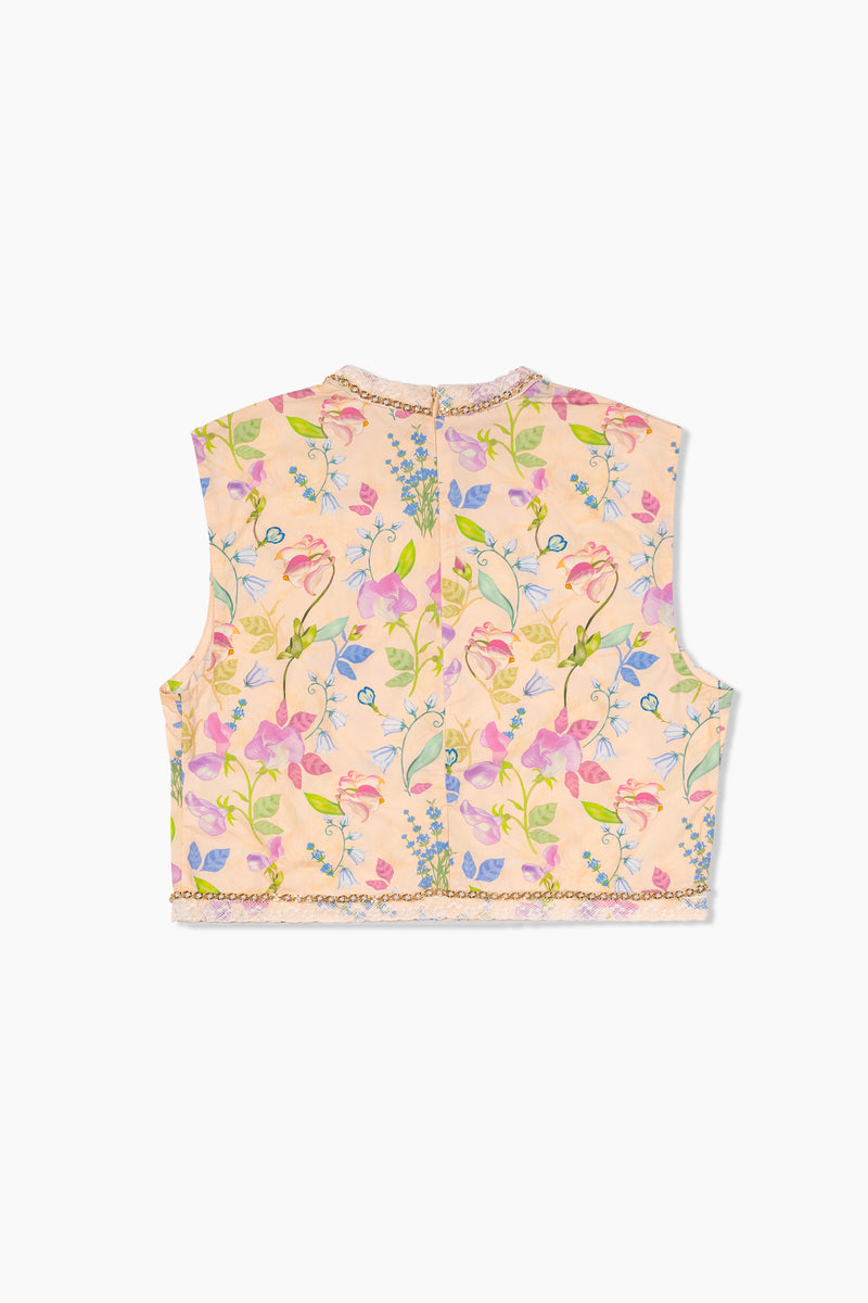 Floral Printed Crop Top